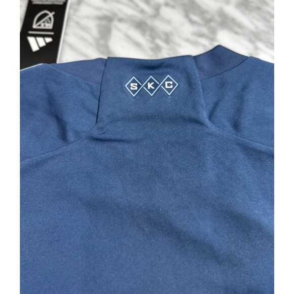 Adidas MLS Sporting Kansas City SC 2024 Soccer Jersey Women's Small futbol NEW - Picture 7 of 9